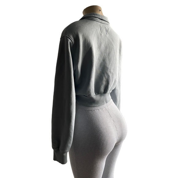 J. Crew Ribbed Ankle High Waisted Pants Leggings Athleisure Tight Loungewear S - Picture 8 of 13